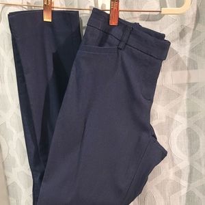 Grey Work Straight Leg Stretch Pants/Slacks